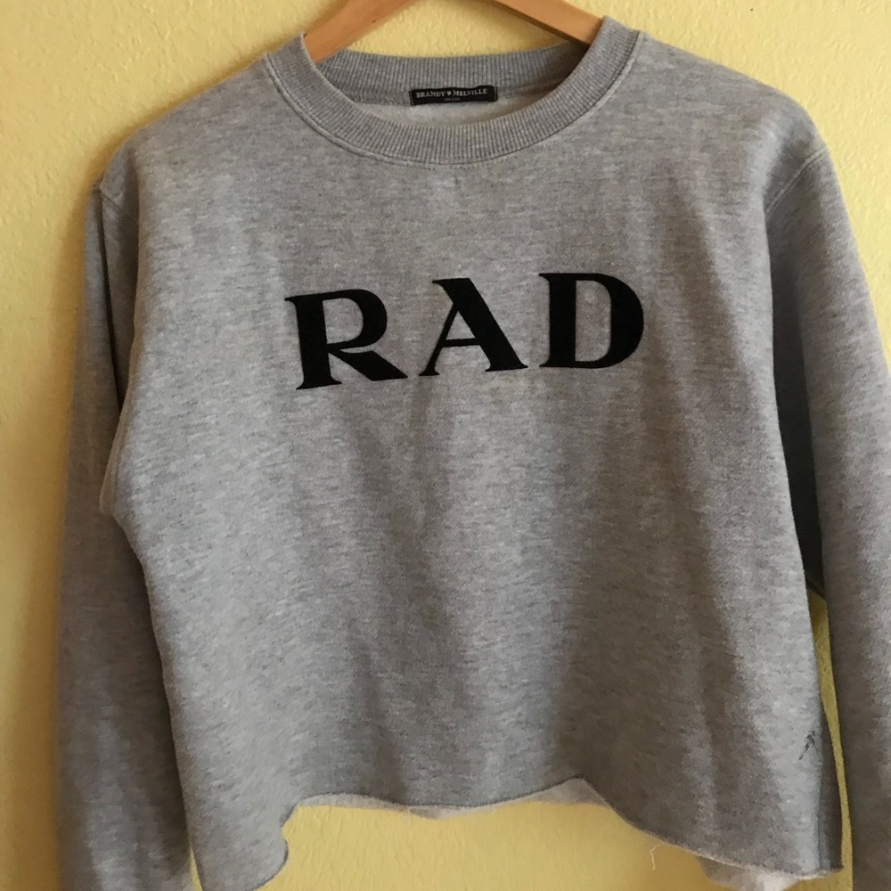 Cropped Brandy Melville Prada RAD sweatshirt🤩